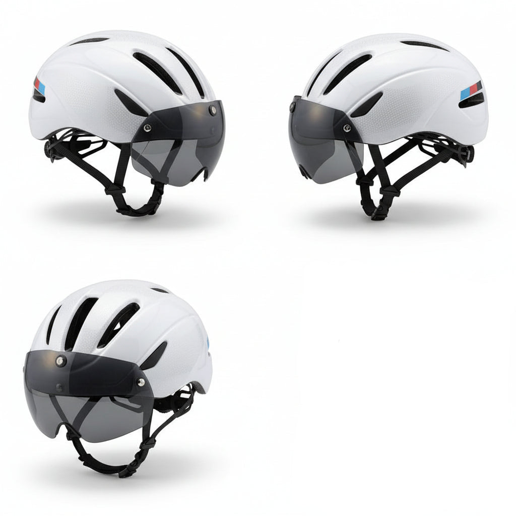 Casque Vélo Urbain Urban Pro - Visière Magnétique - EN1078