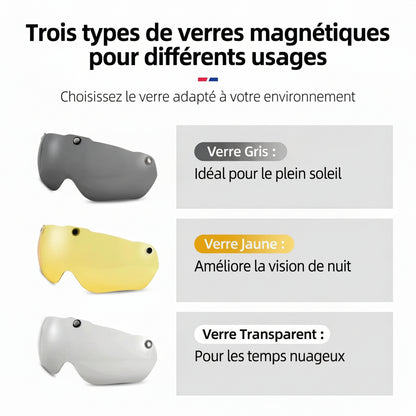 Casque Vélo Urbain Urban Pro - Visière Magnétique - EN1078