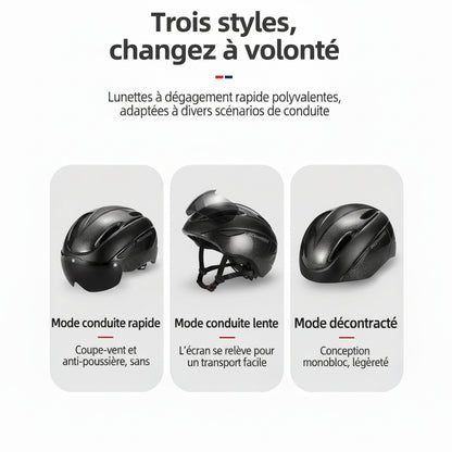 Casque Vélo Urbain Urban Pro - Visière Magnétique - EN1078