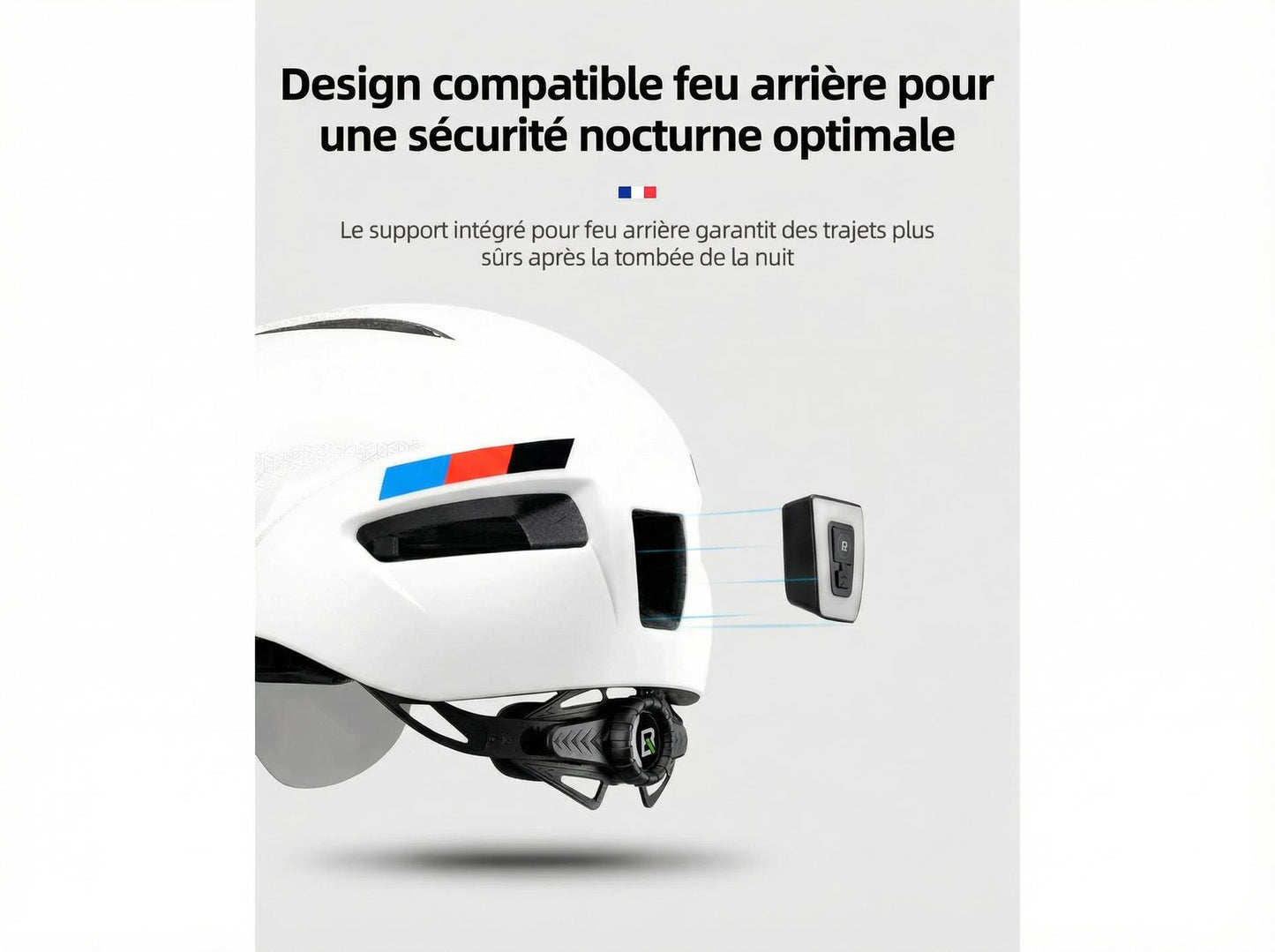 Feu Arrière LED Urban Pro — Rechargeable USB-C | Compatible Casque iNovaRide