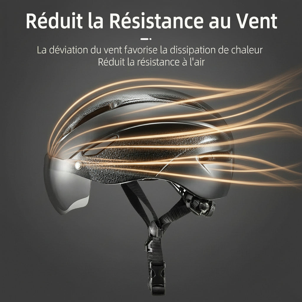 Casque Vélo Urbain Urban Pro - Visière Magnétique - EN1078