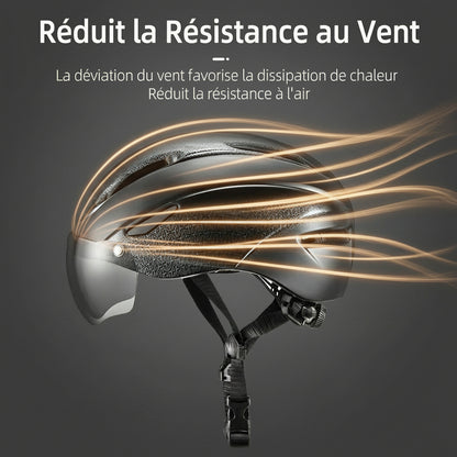 Casque Vélo Urbain Urban Pro - Visière Magnétique - EN1078