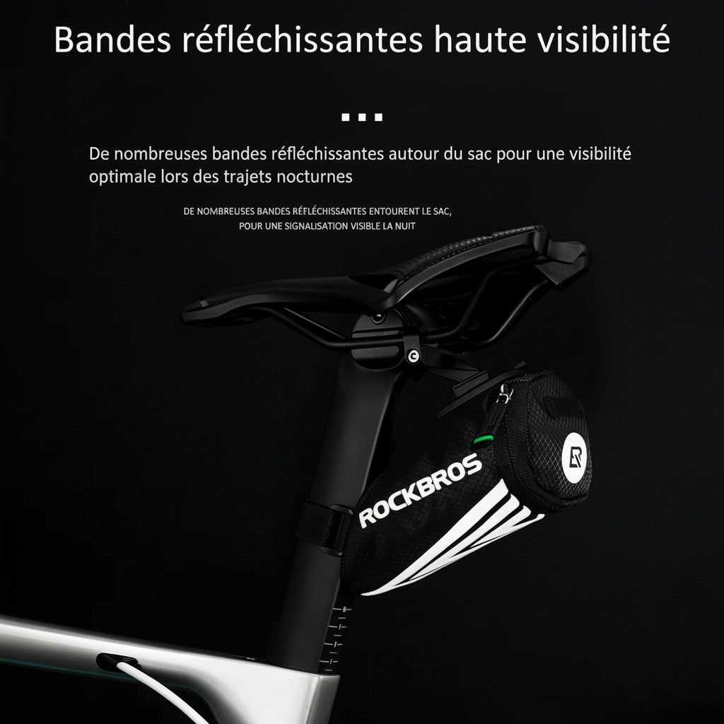 Sacoche de Selle Vélo — Fixation Rapide | Légère & Imperméable